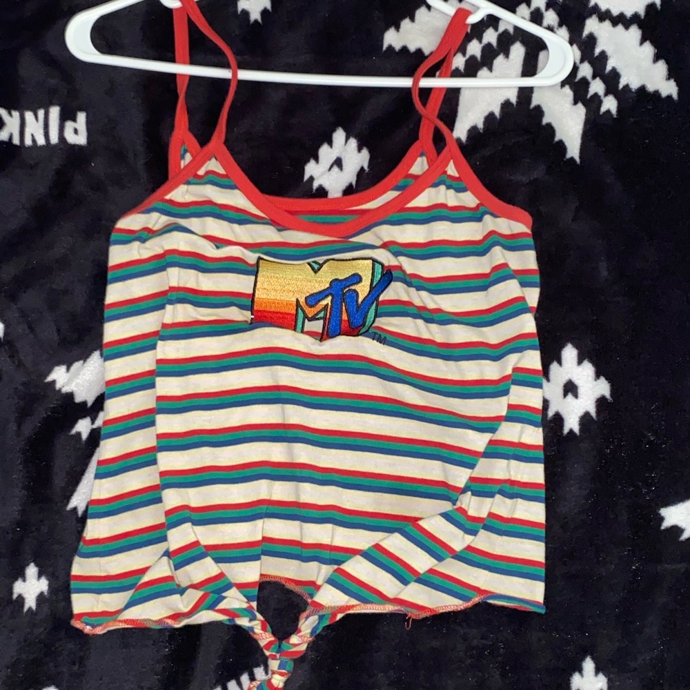 mtv stripped tank top